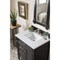 James Martin Vanities Brittany 30in Single Vanity, Black Onyx, w/ 3 CM Eternal Jasmine Pearl Quartz Top 650-V30-BKO-3EJP - alternate 5